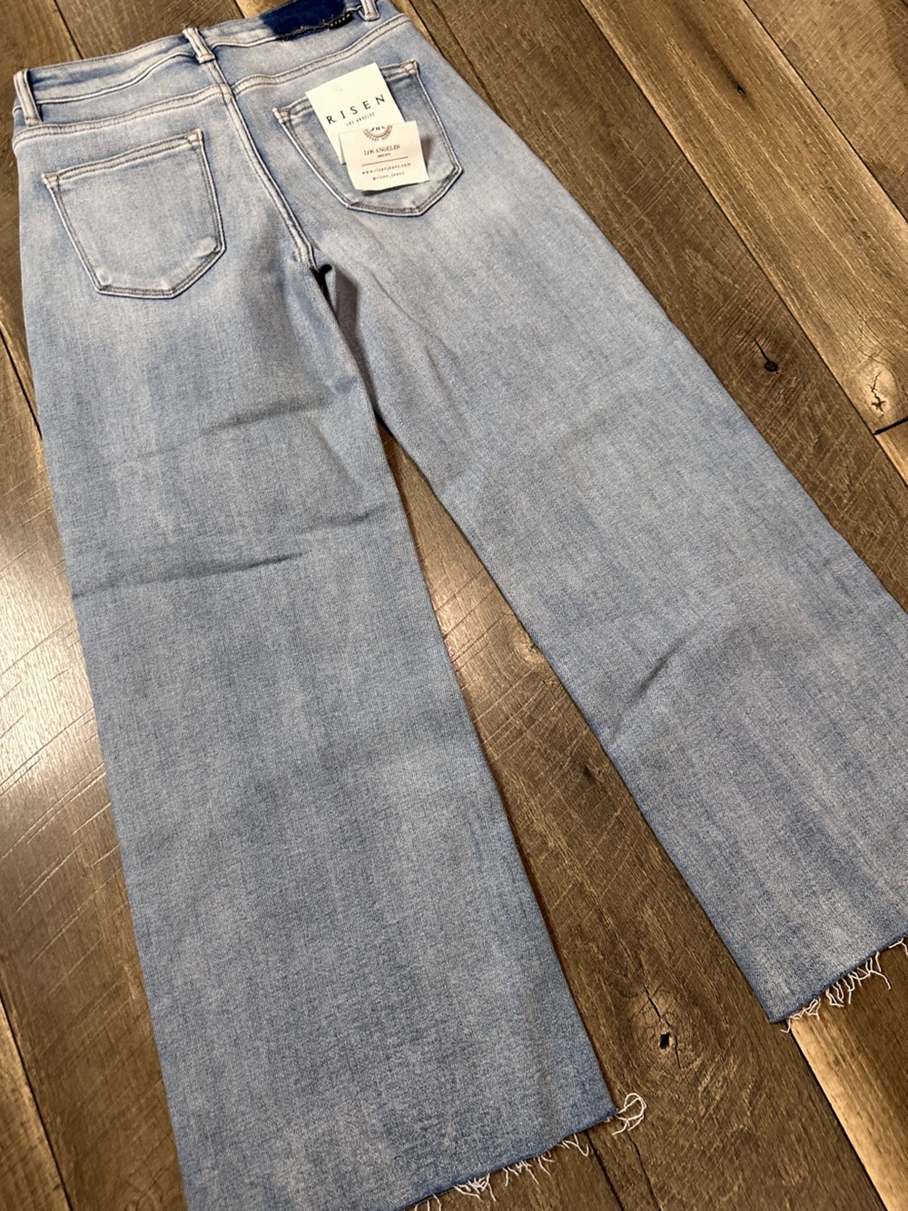 Risen Hi Rise Wide Leg Jeans - Picture 7 of 8